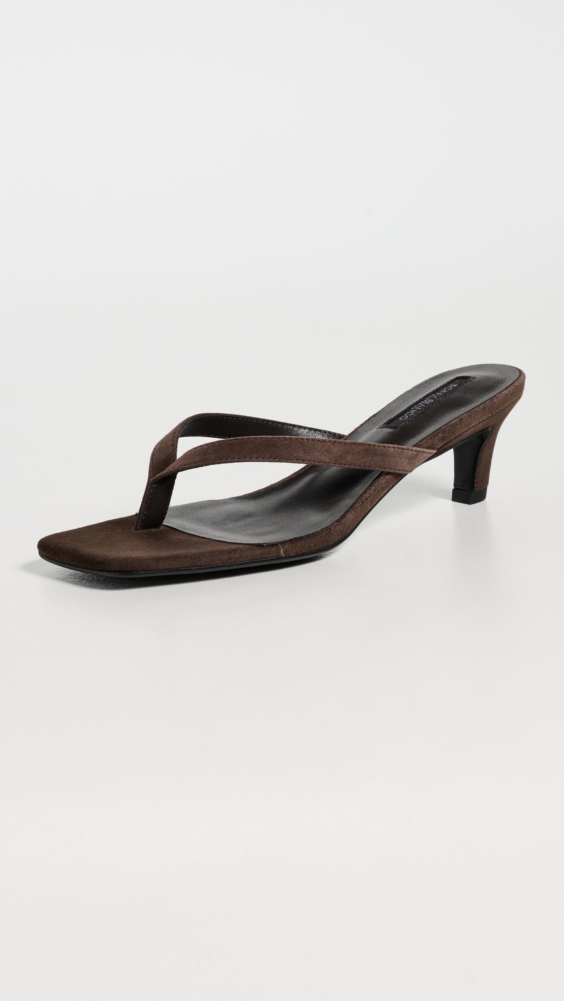 Topaz Thong Heeled Sandals by TONY BIANCO
