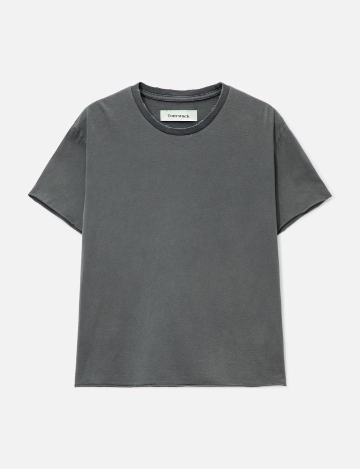 Garment Dyed Raw Edge T-Shirt by TONYWACK