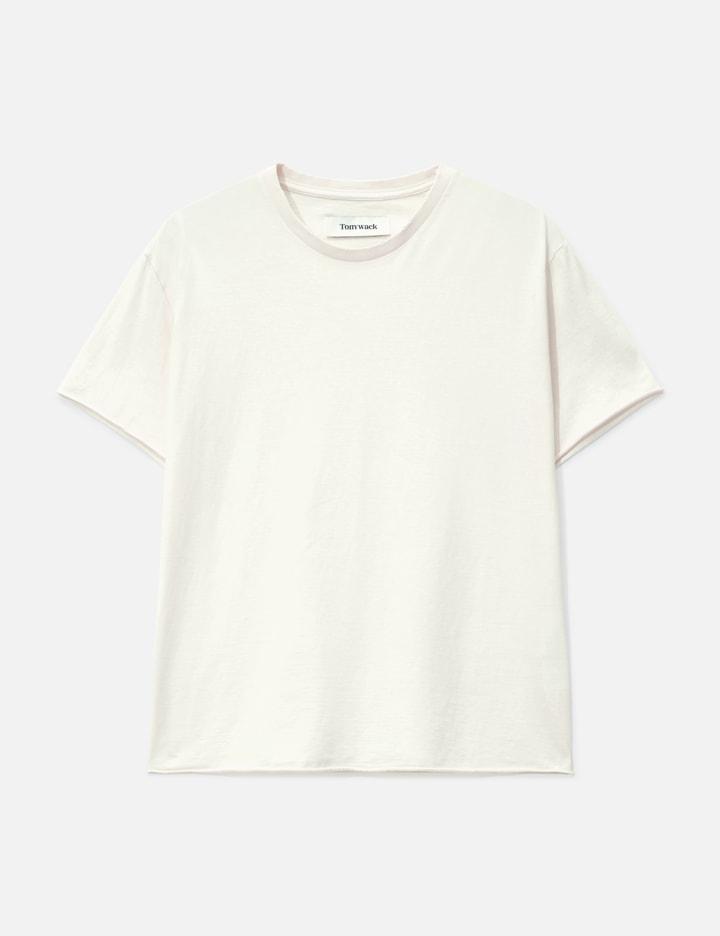 Garment Dyed Raw Edge T-Shirt by TONYWACK