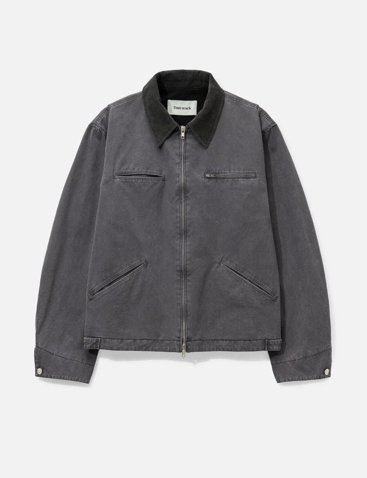 Garment Washed Zip Work Jacket by TONYWACK