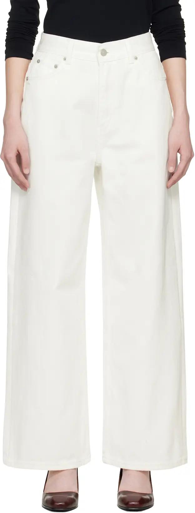 Off-White Wide-Leg Baggy Denim Jeans by TONYWACK