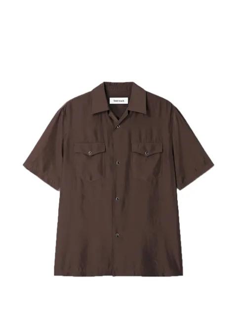 buttoned flap-pocket shirt by TONYWACK