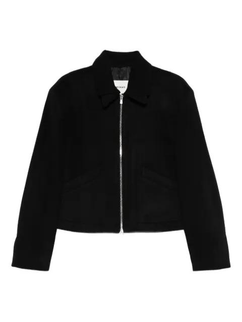 zip-front patch-pocket jacket by TONYWACK
