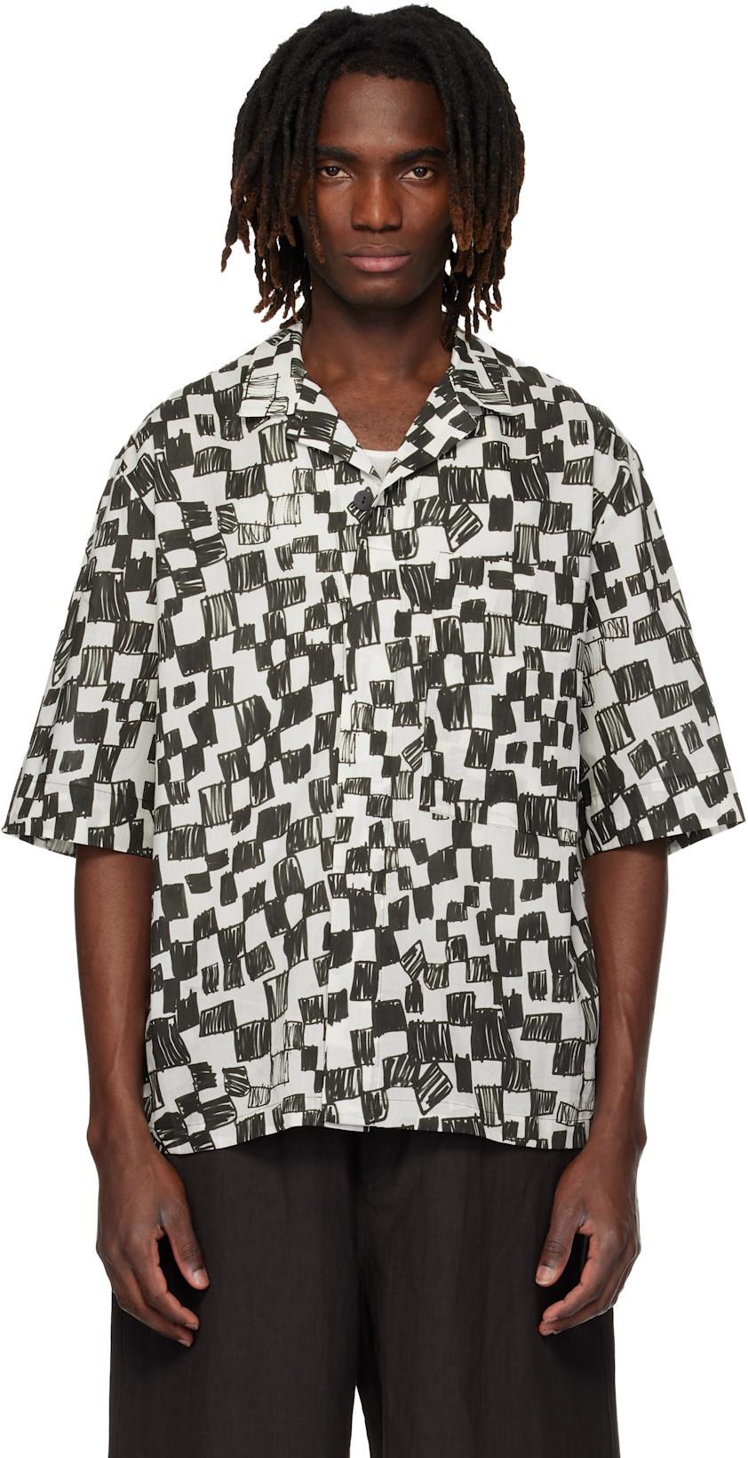 Beige & Black 'The Landscaper' Shirt by TOOGOOD