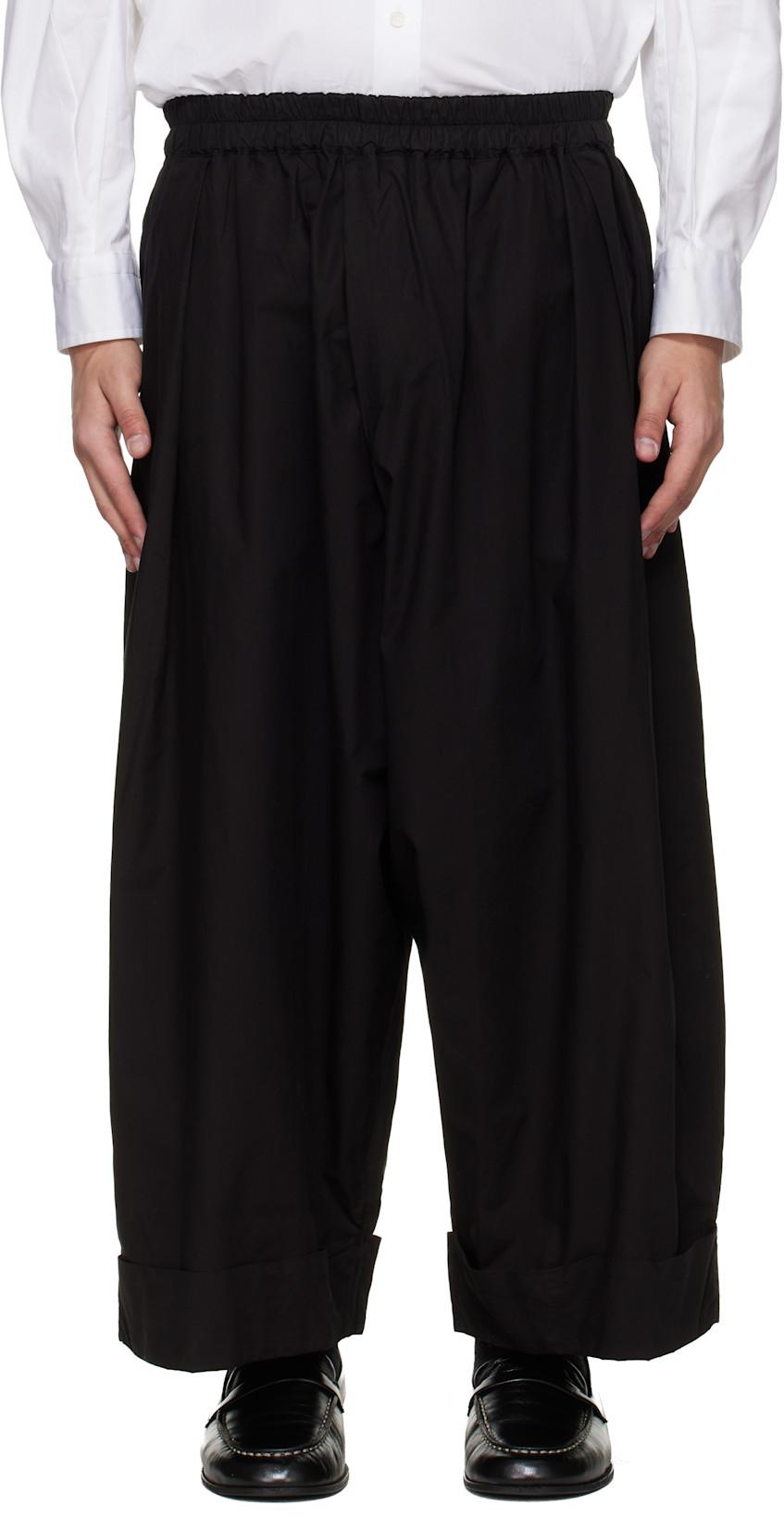 Black 'The Baker' Trousers by TOOGOOD