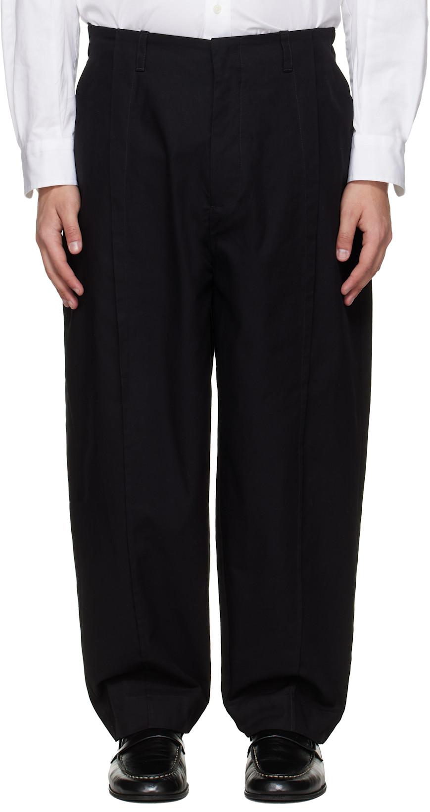 Black 'The Librarian' Trousers by TOOGOOD