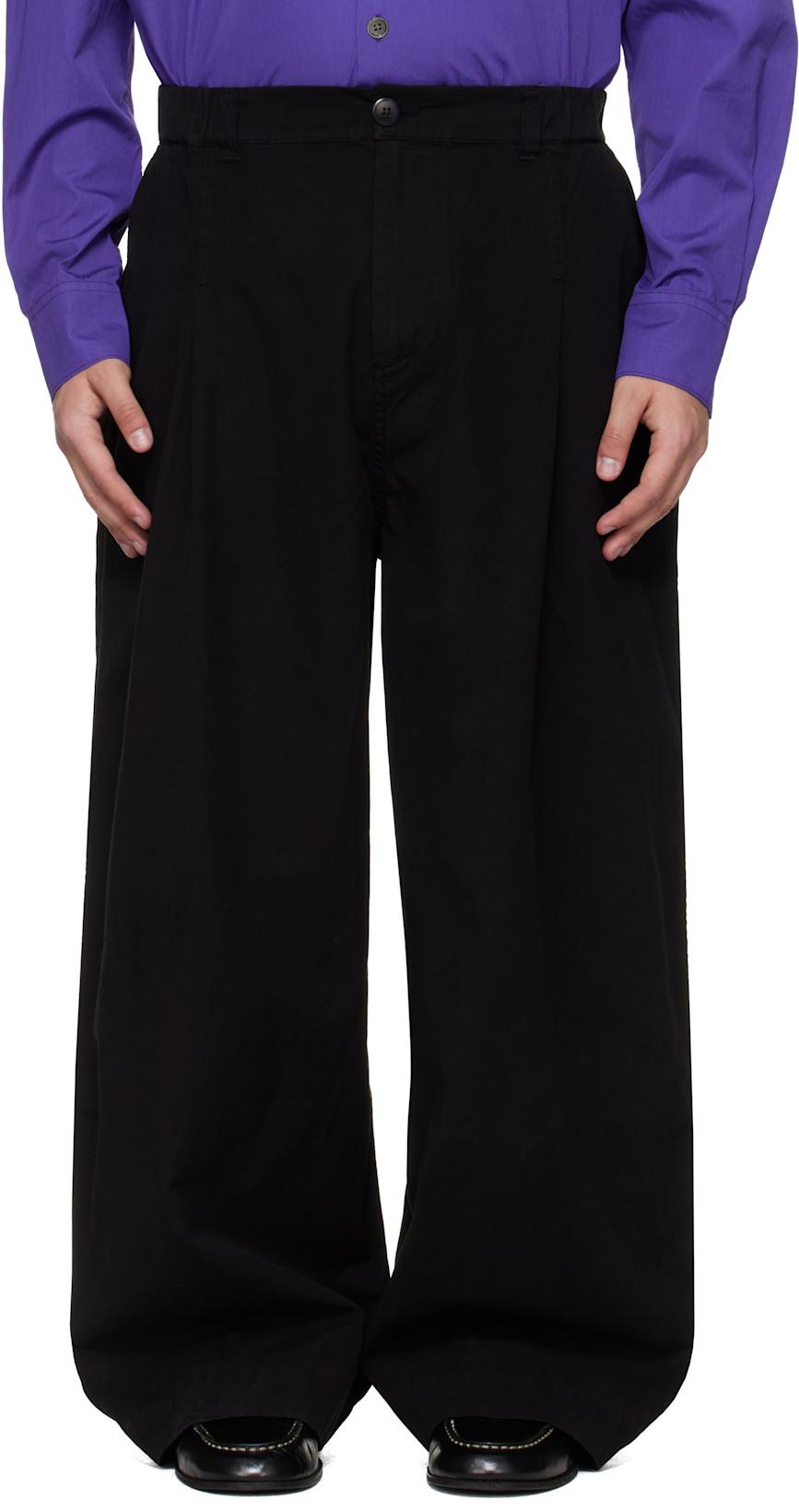 Black 'The Locksmith' Trousers by TOOGOOD
