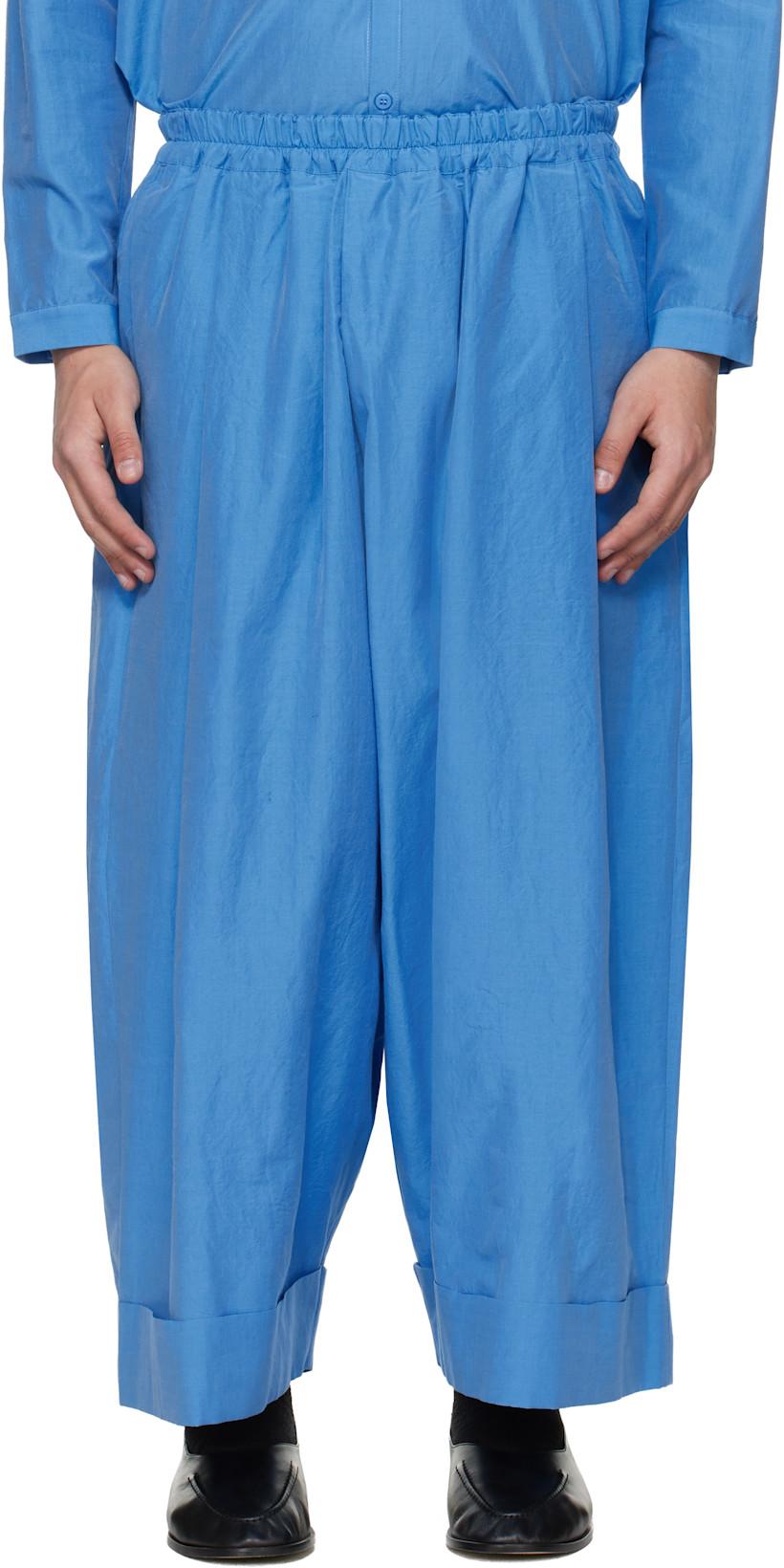 Blue 'The Baker' Trousers by TOOGOOD