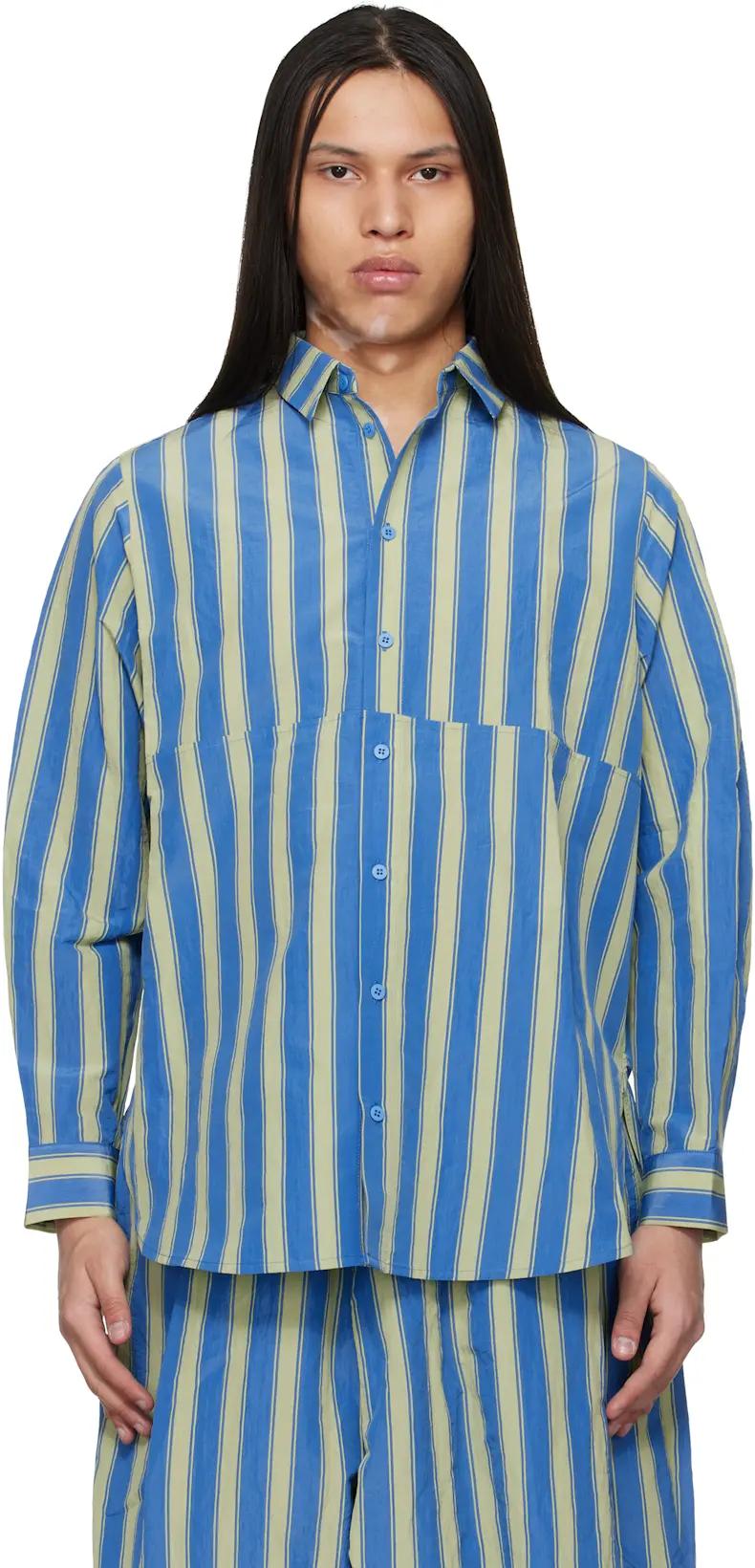 Blue & Green 'The Clown' Shirt by TOOGOOD