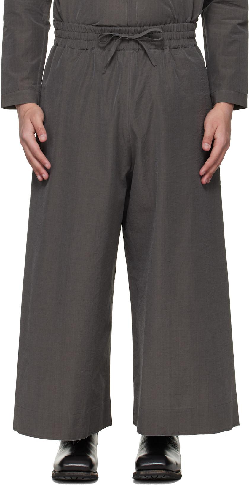 Gray 'The Boxer' Trousers by TOOGOOD