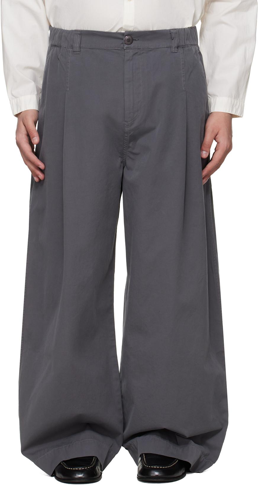 Gray 'The Locksmith' Trousers by TOOGOOD