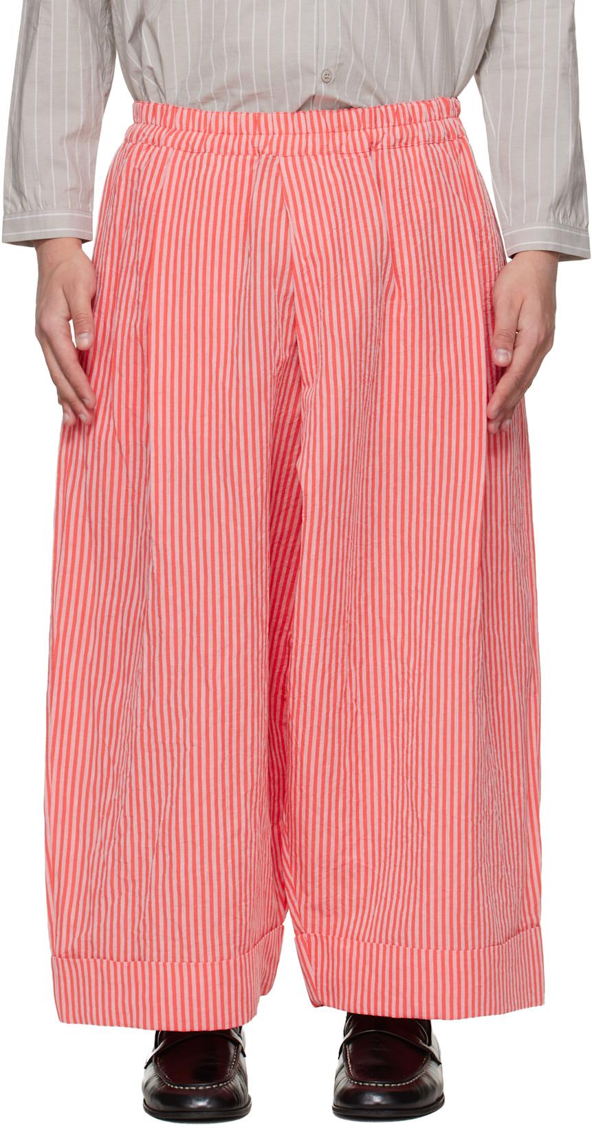 Red & Pink 'The Baker' Trousers by TOOGOOD