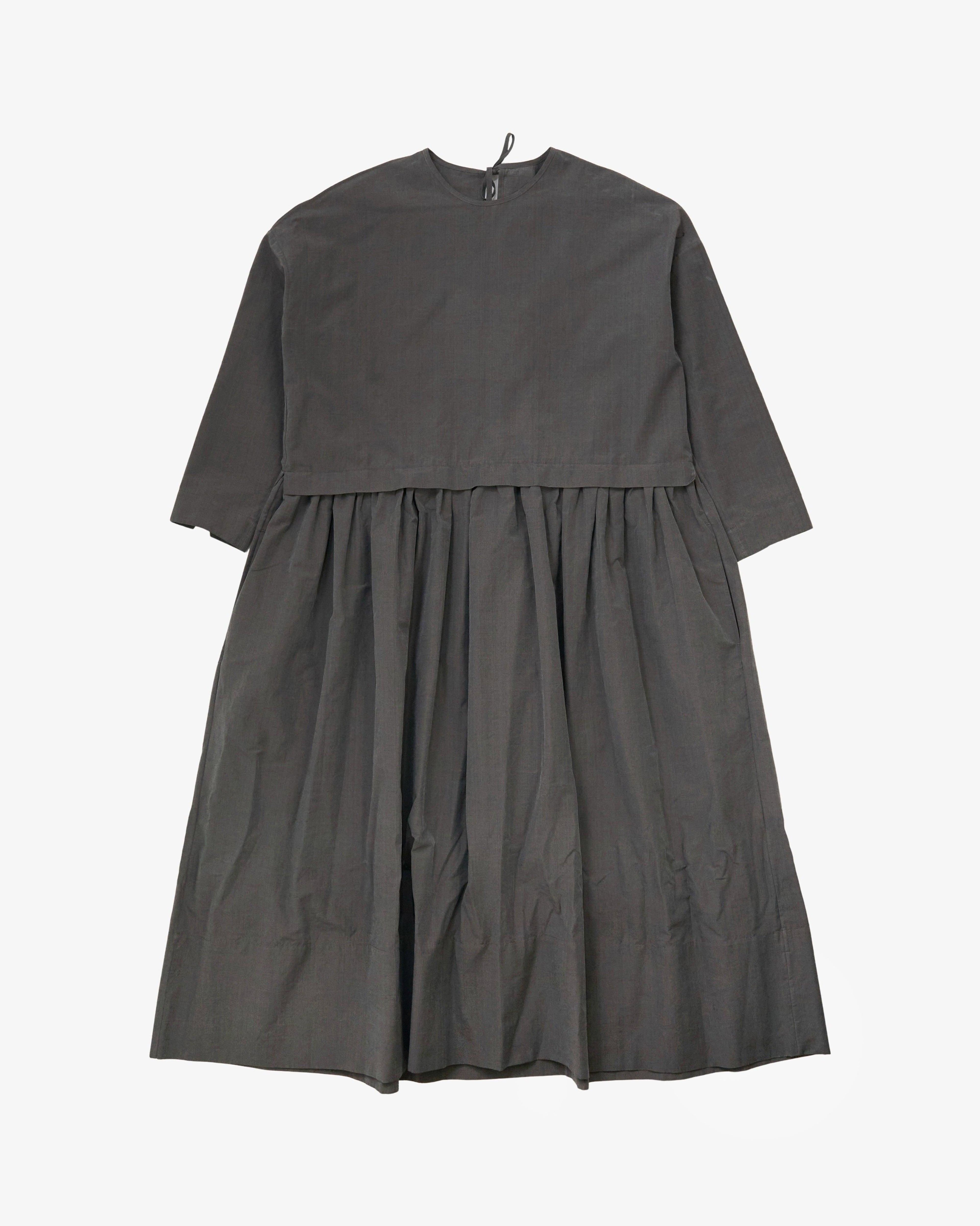 TOOGOOD - Women's The Archivist Dress - (Dark Grey) by TOOGOOD