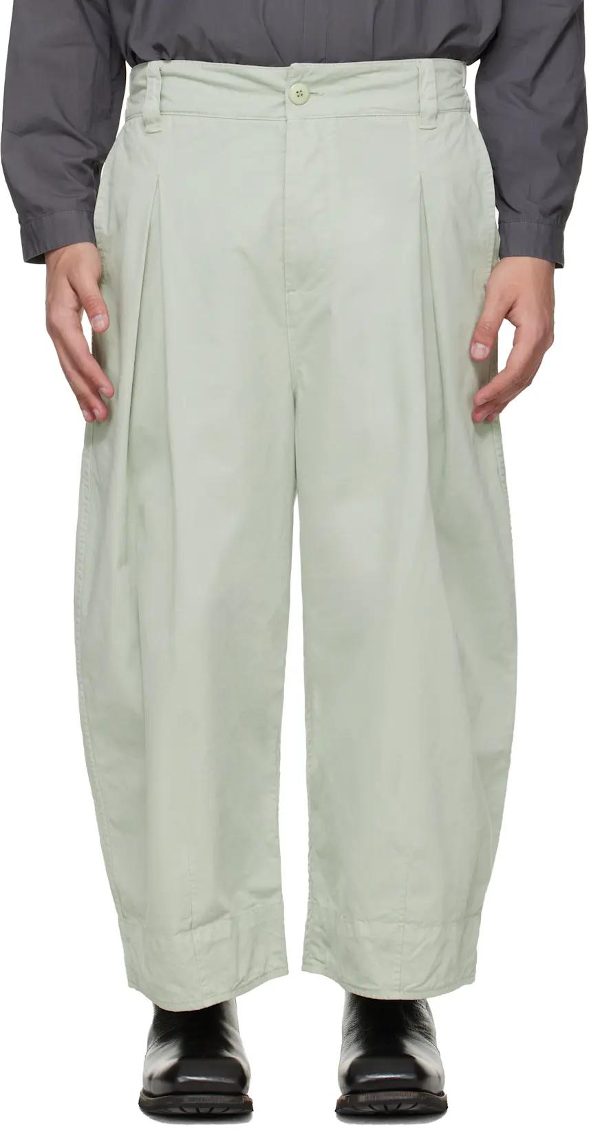 Taupe 'The Etcher' Trousers by TOOGOOD