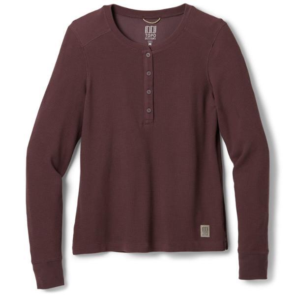 Global Waffle Henley Shirt by TOPO DESIGNS