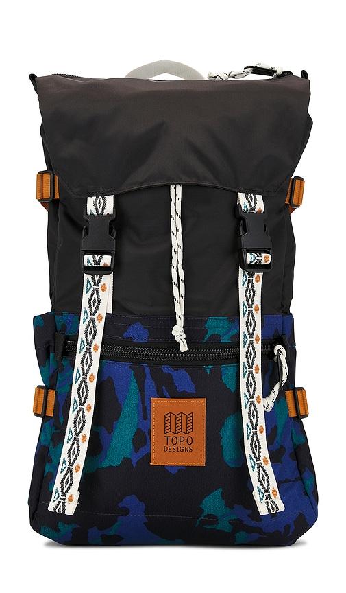 TOPO DESIGNS Rover Pack Classic Backpack in Black by TOPO DESIGNS TOPO DESIGNS Rover Pack Classic Backpack in Black by TOPO DESIGNS