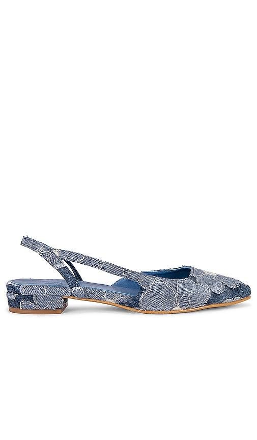 TORAL Lina Flat in Blue by TORAL