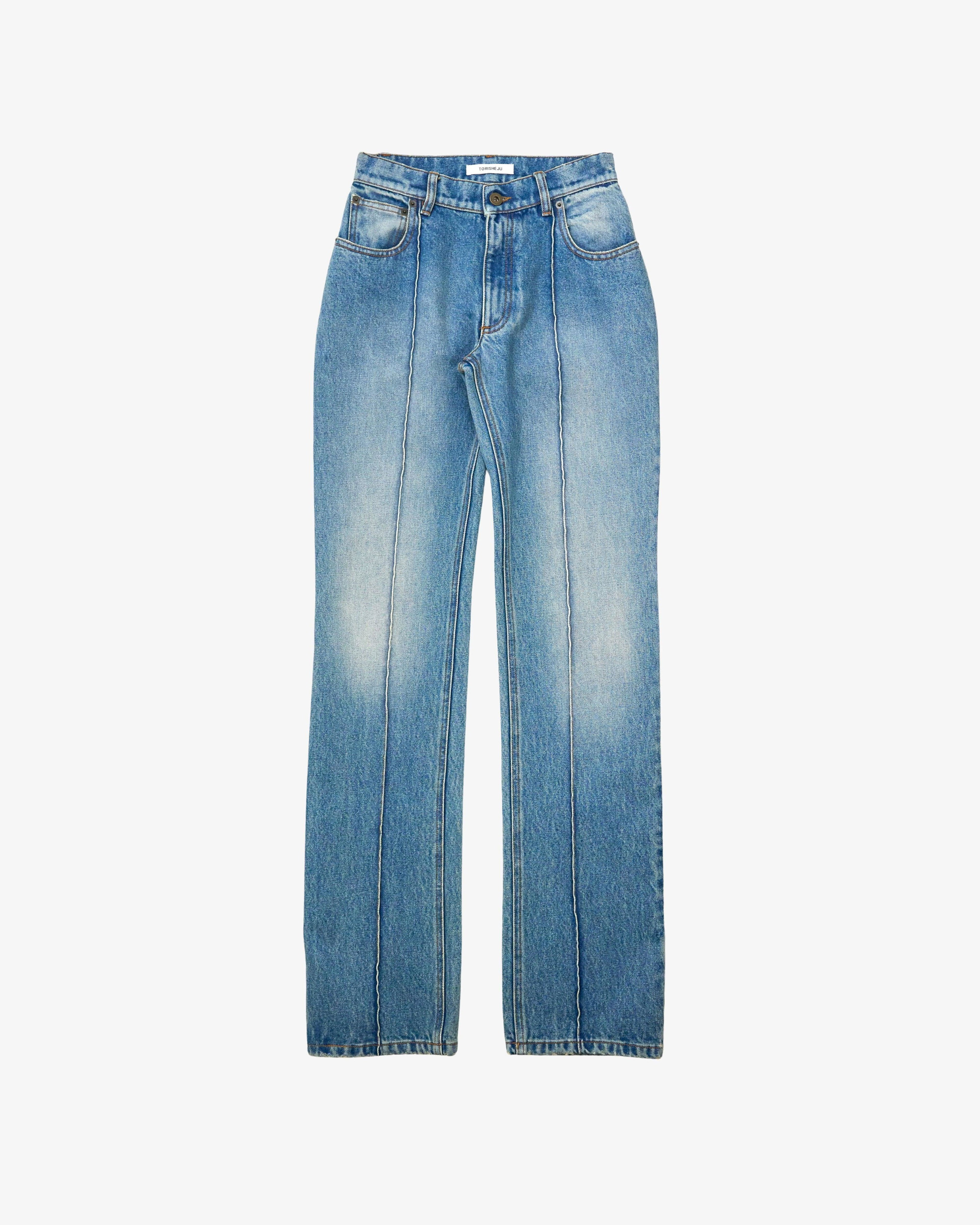 TORISHEJU - Women's Denim Trousers - (Denim) by TORISHEJU