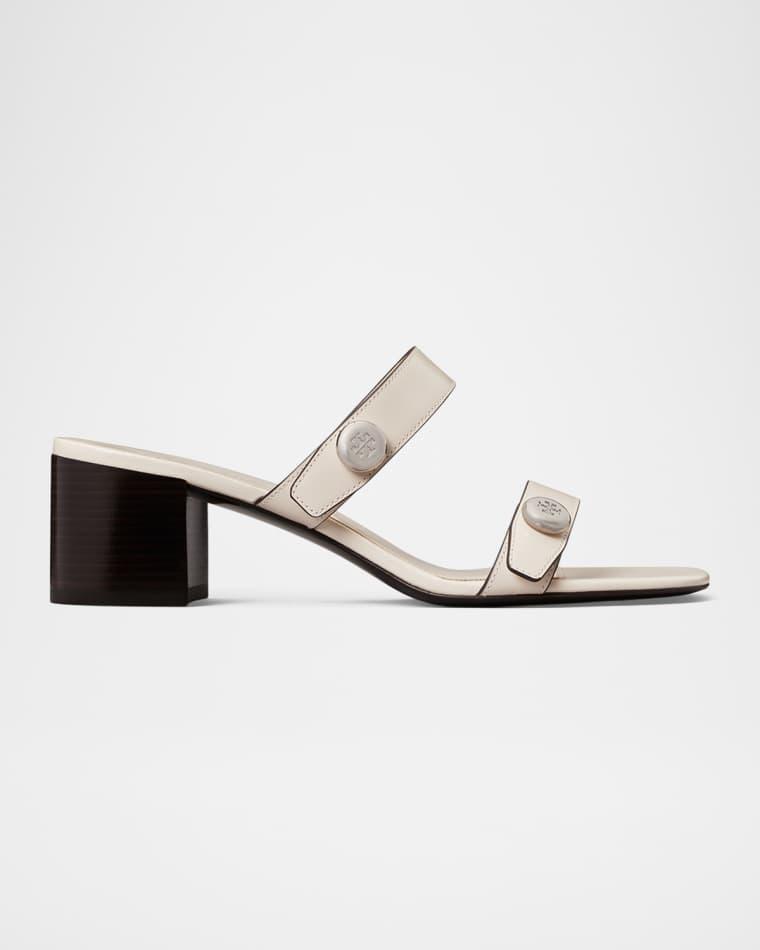 55mm Romy City Leather Sandals by TORY BURCH