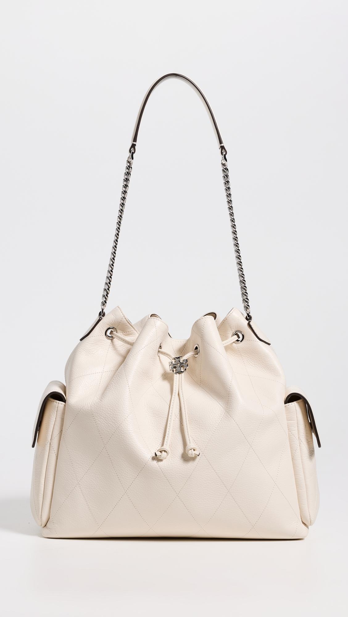 Charlie Quilted Large Drawstring Shoulder Bag by TORY BURCH