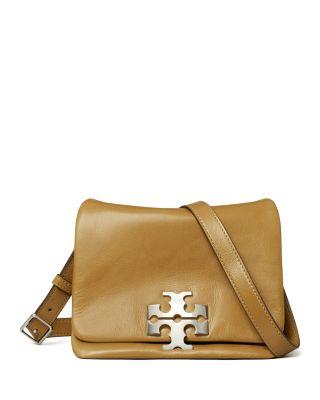 Charlie Soft Leather Shoulder Bag by TORY BURCH