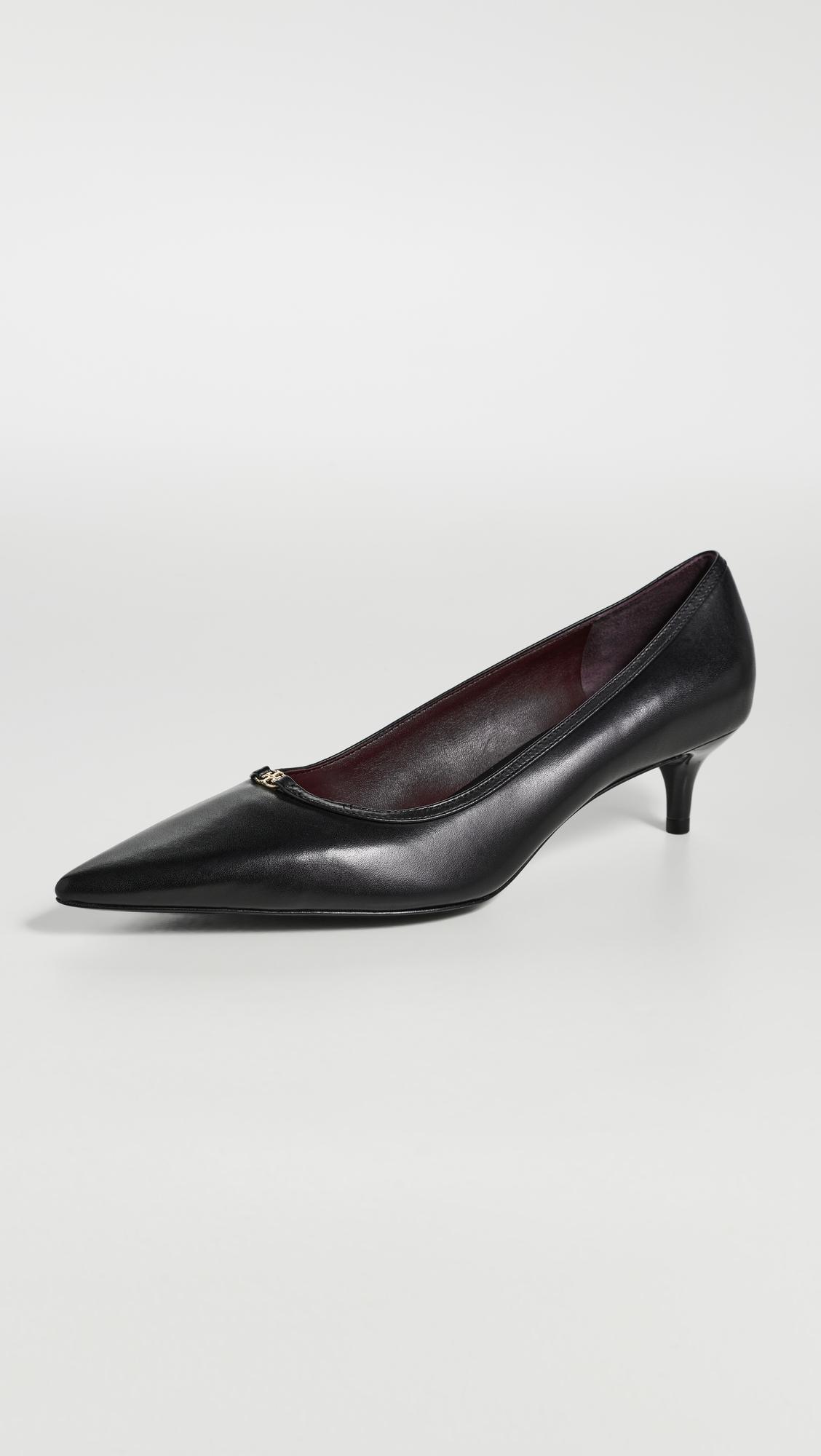 Double T Buckle Kitten Heel Pumps 45mm by TORY BURCH