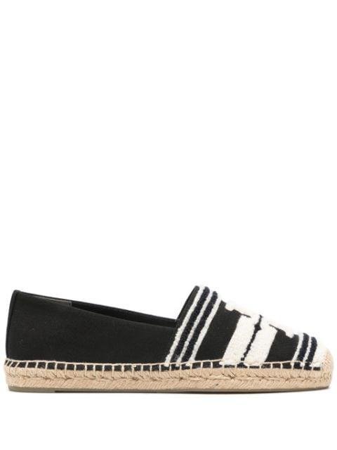 Double T canvas espadrilles by TORY BURCH