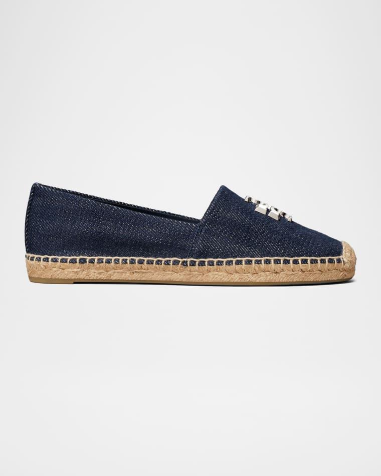 Eleanor Denim Medallion Espadrilles by TORY BURCH