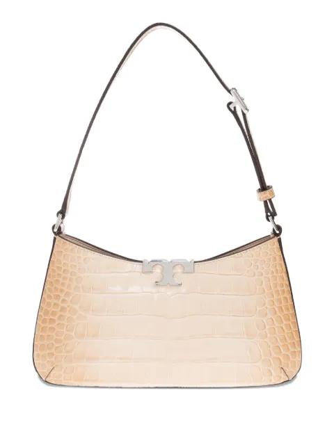 Eleanor crocodile-embossed shoulder bag by TORY BURCH