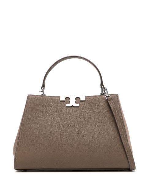 Eleanor leather satchel bag by TORY BURCH