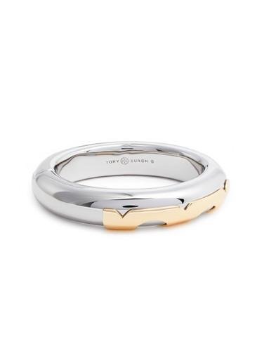 Essential silver-plated bangle by TORY BURCH