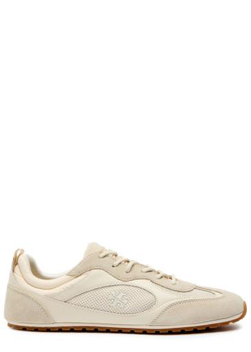 Field panelled suede sneakers by TORY BURCH