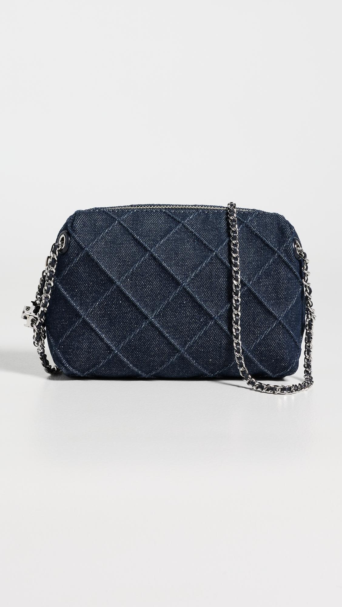 Fleming Denim Soft Crossbody Bag by TORY BURCH