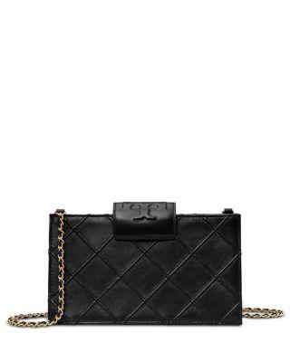 Fleming Mini Leather Chain Wallet by TORY BURCH