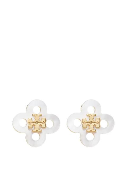 Forget Me Not clover stud earrings by TORY BURCH