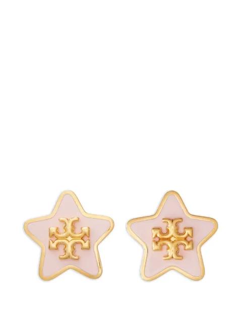 Forget Me Not enamel stud earrings by TORY BURCH