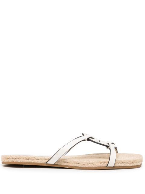 Geo Bombe Miller flat sandals by TORY BURCH