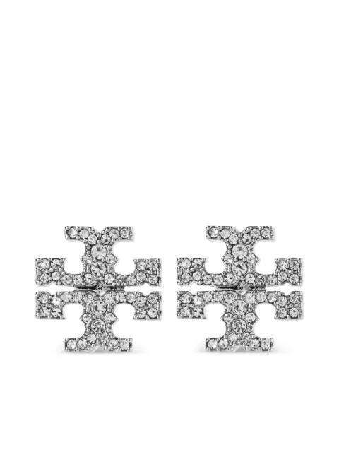 Icon pavé earrings by TORY BURCH
