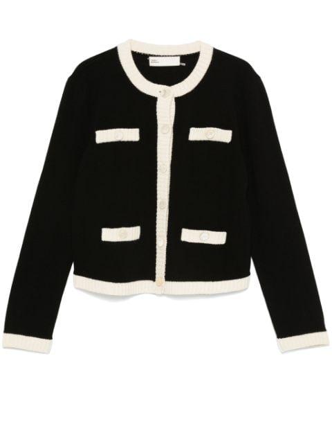 Kendra chunky wool cardigan by TORY BURCH