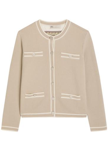 Kendra wool cardigan by TORY BURCH