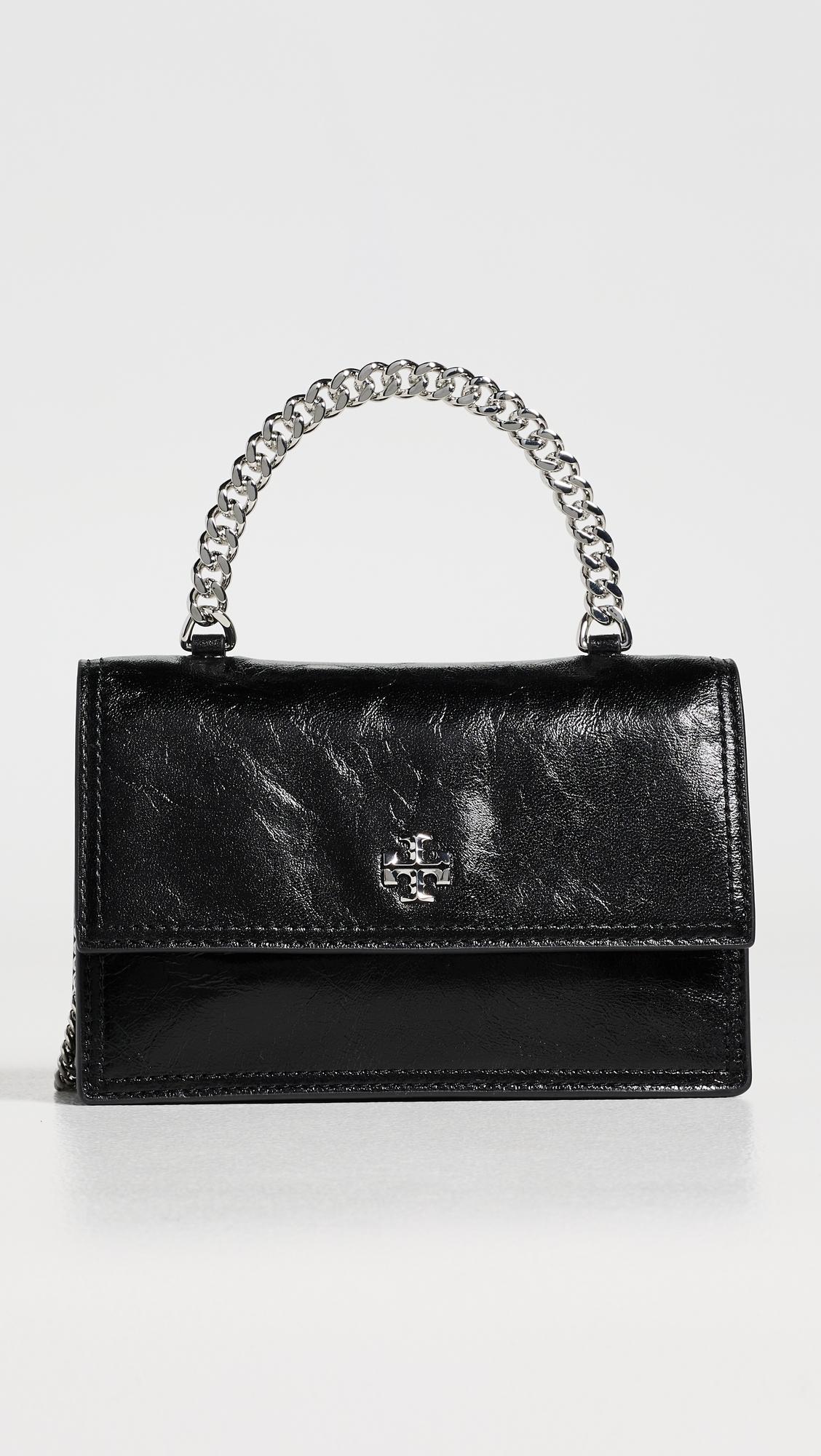 Kira Deconstructed Mini Top Handle Chain Wallet by TORY BURCH