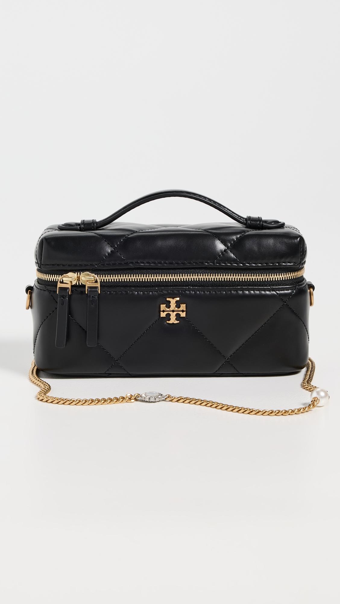 Kira Diamond Quilt Charm East West Vanity Case by TORY BURCH