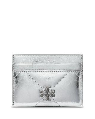 Kira Diamond Quilted Leather Card Case by TORY BURCH