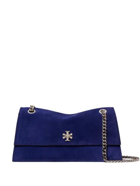 Kira Turnlock suede shoulder bag by TORY BURCH