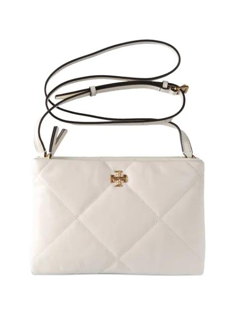 Kira diamond-quilted cross body bag by TORY BURCH
