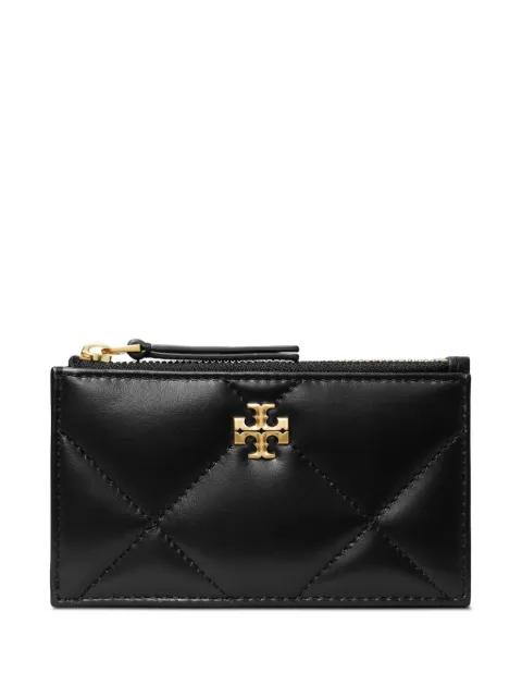 Kira diamond-quilted wallet by TORY BURCH