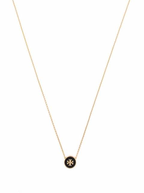 Kira enamel pendant necklace by TORY BURCH