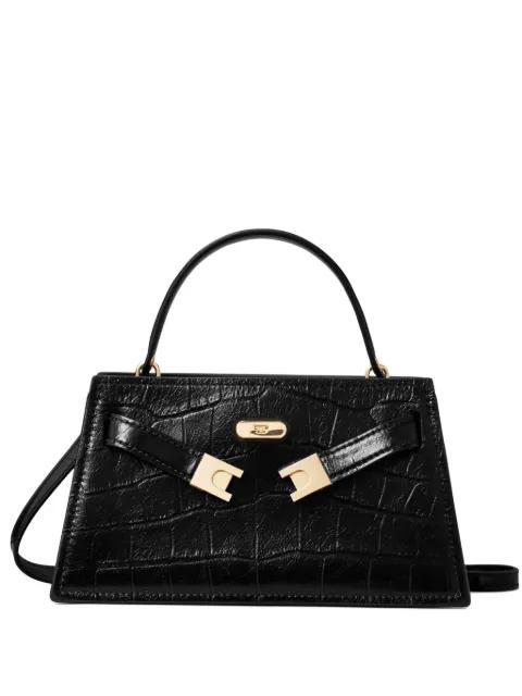 Lee Radziwill crocodile-embossed mini bag by TORY BURCH