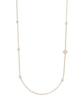 Long Moondance Pearl Necklace by TORY BURCH