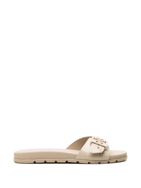 Mellow buckle-fastening slides by TORY BURCH